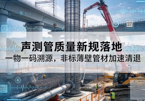 壤塘声测管质量新规落地，一物一码溯源，非标薄壁管材加速清退